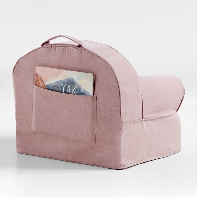 Small Lilac Mauve Kids Lounge Nod Chair thumbnail 7