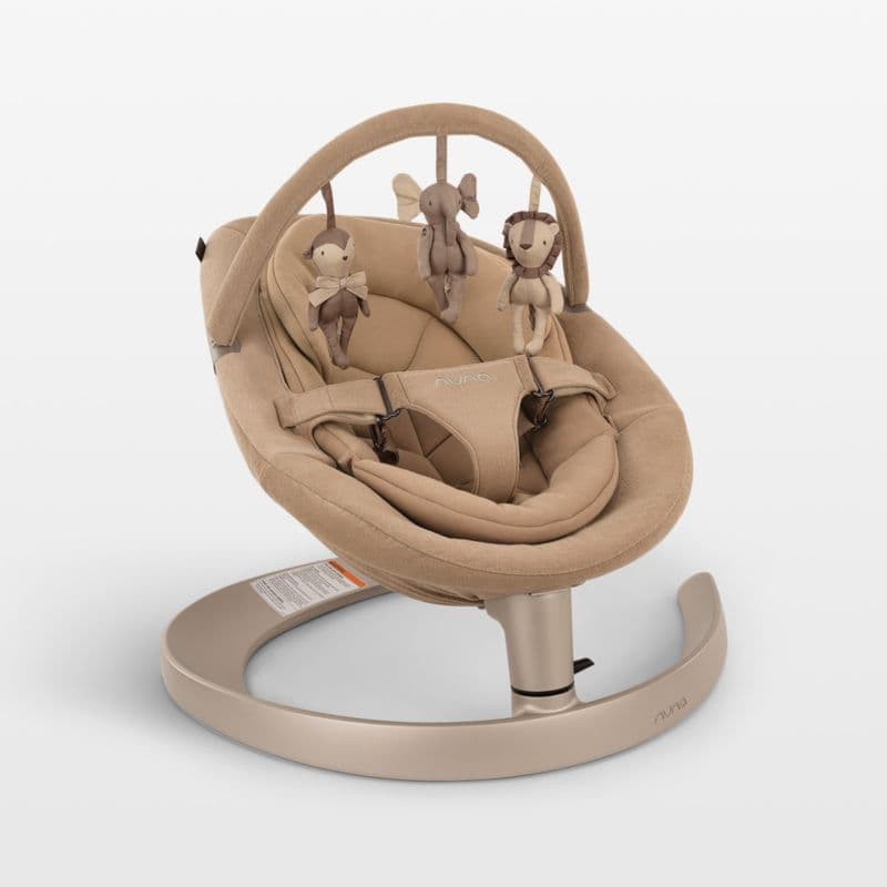 Nuna ® LEAF ™ Grow Light Brown Teddy Baby Activity Chair - Image 1