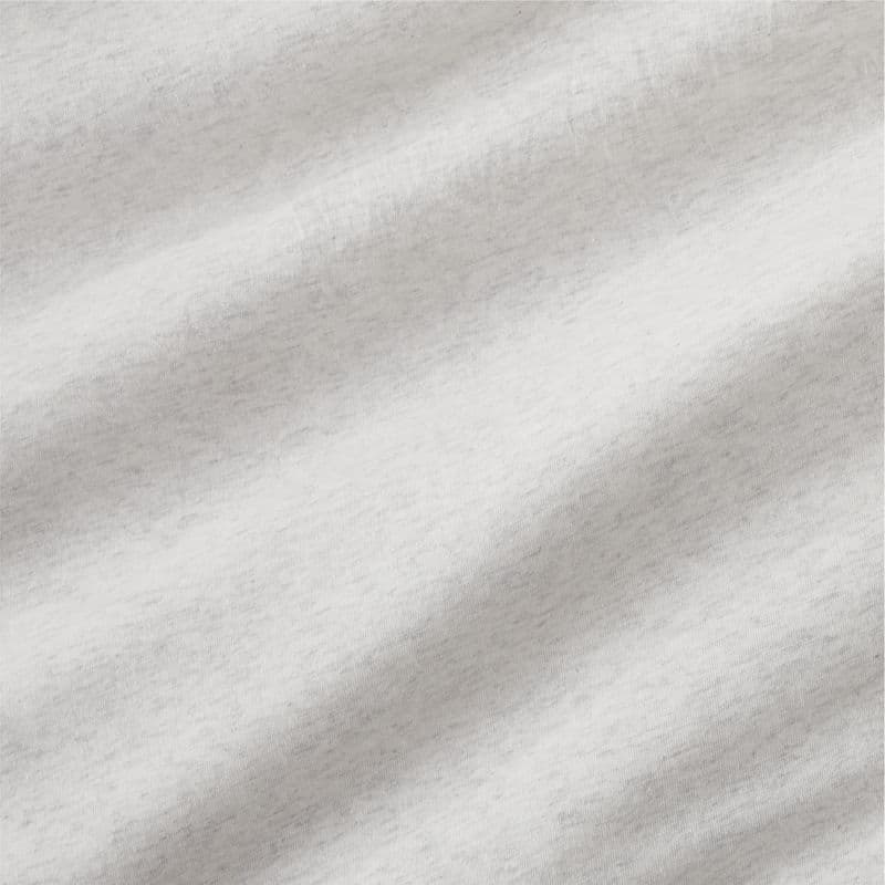 Cozysoft Organic Cotton Jersey Heathered Ivory King Bed Sheet Set thumbnail 13