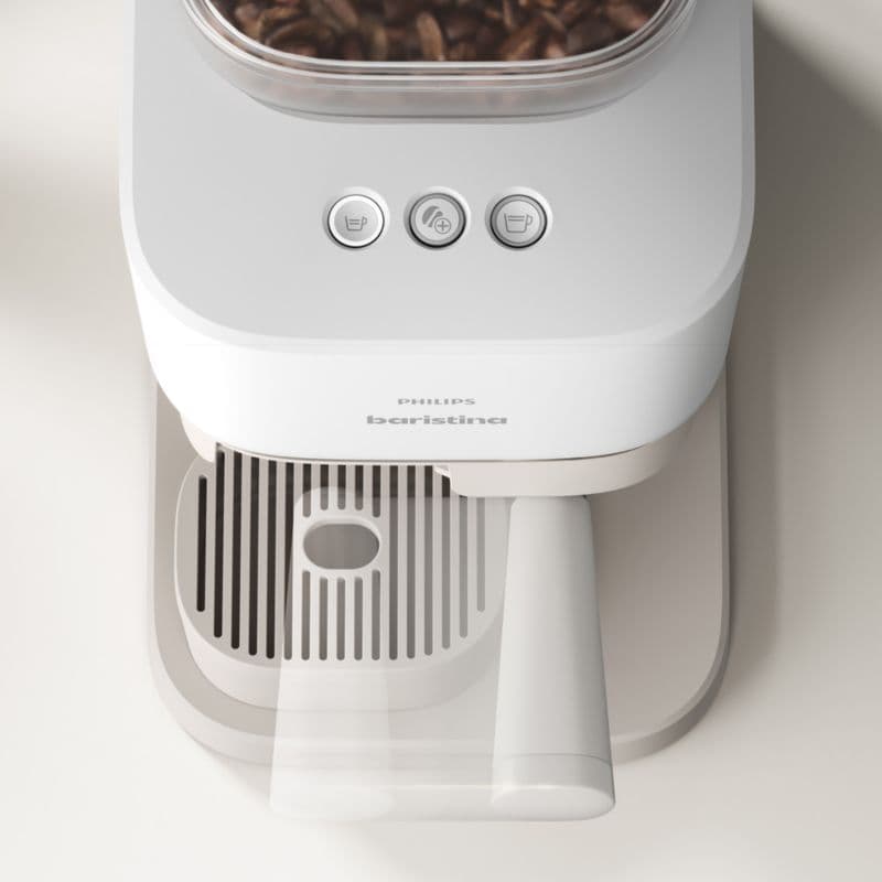 Philips Baristina Milky White Espresso Machine with Milk Frother thumbnail 7