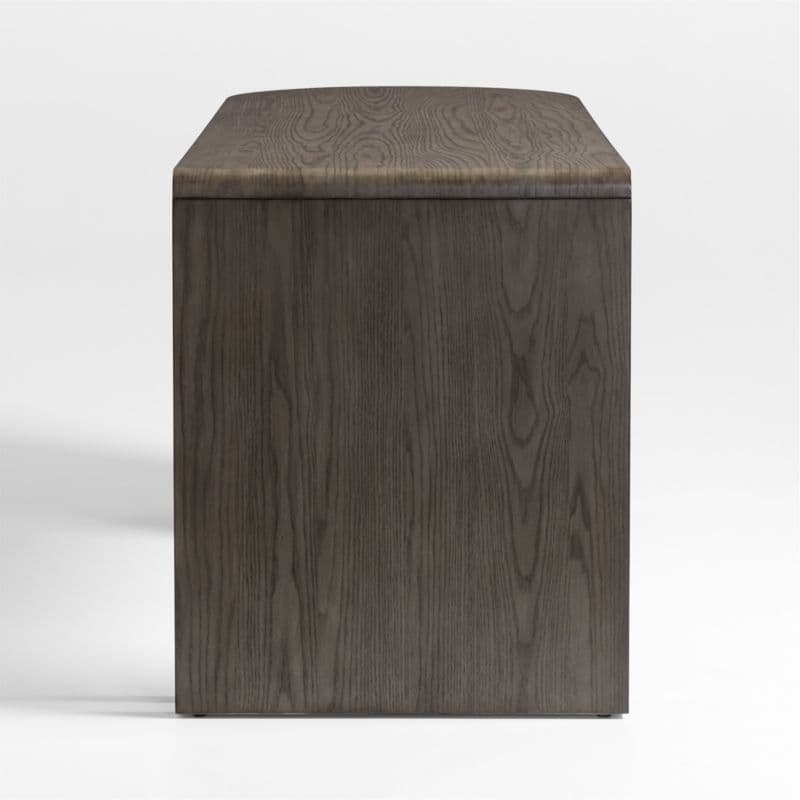 Twist 64" Grey Ash Rotating Large Desk with Storage thumbnail 5