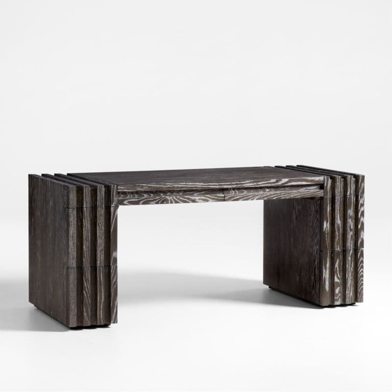 Waylon Executive 70" Grey Oak Desk thumbnail 5