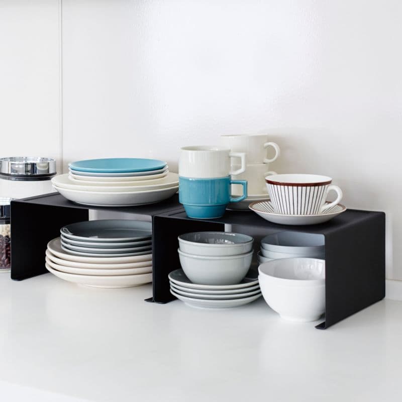 Yamazaki Tower Large Black Kitchen Steel Rack thumbnail 2