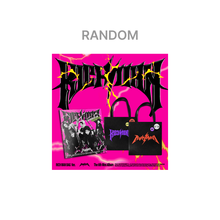 6th Mini Album [Rich Man] (RICH MAN BAG Ver.) (Random) - Image 1