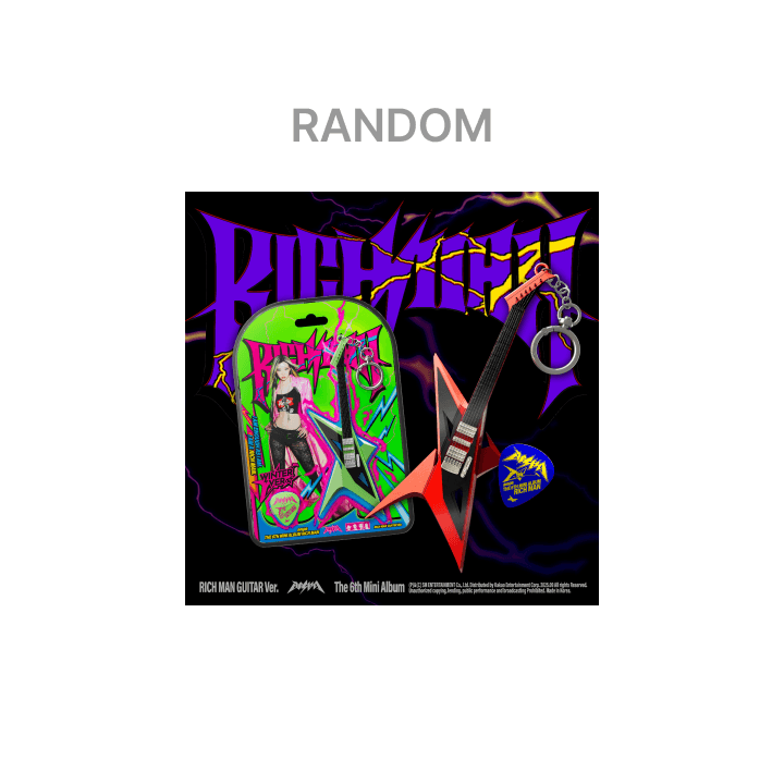 6th Mini Album [Rich Man] (RICH MAN GUITAR Ver.) (Random) - Image 1