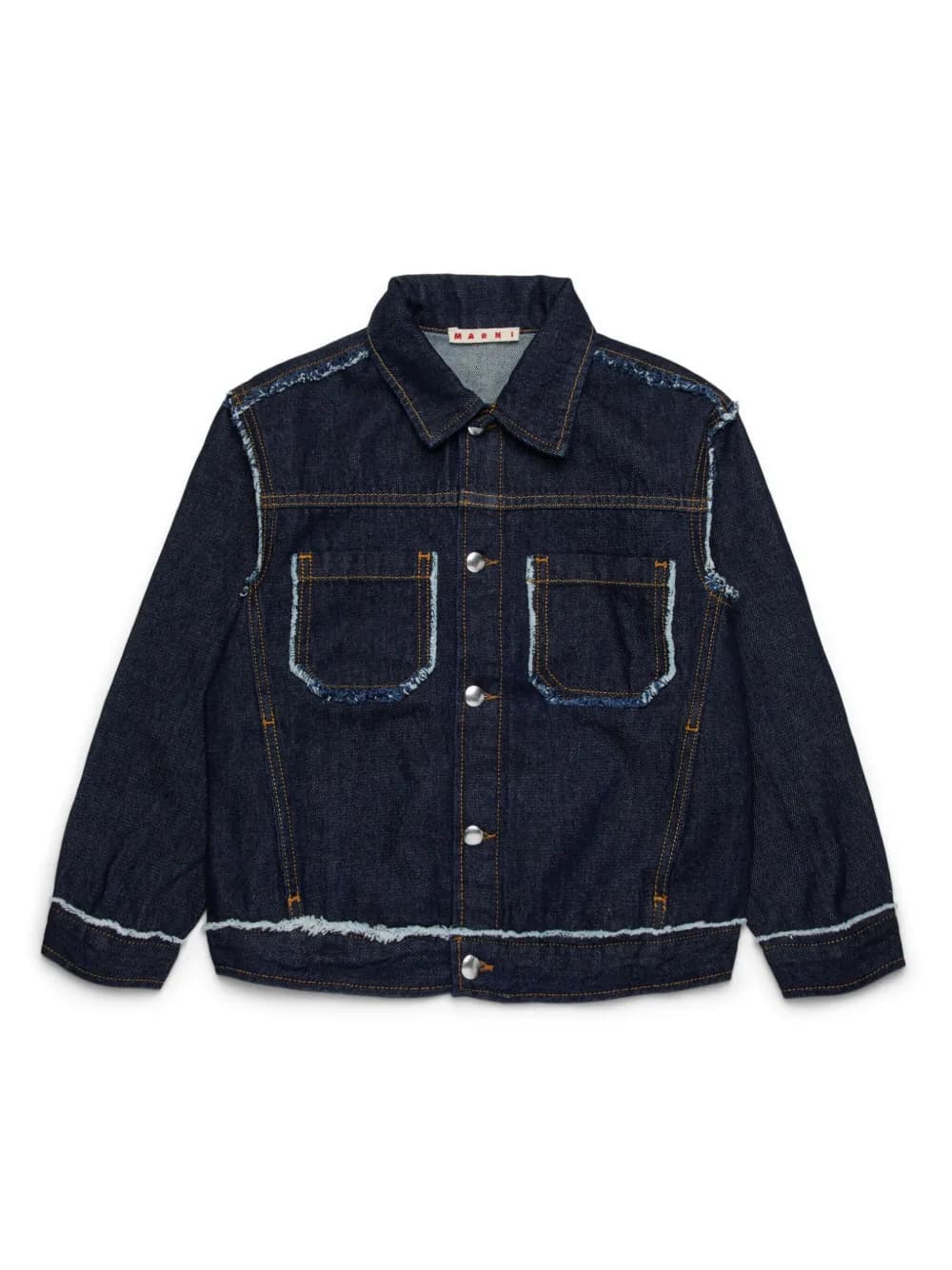 Marni Kids frayed denim jacket | 6 yrs - Image 1