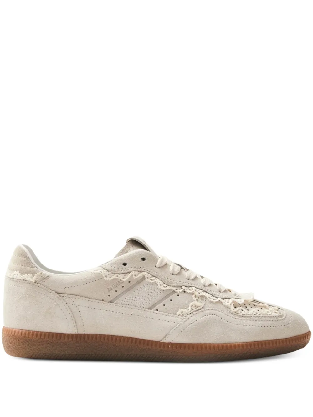 ALOHAS lace-trimmed leather sneakers | 42 - Image 1
