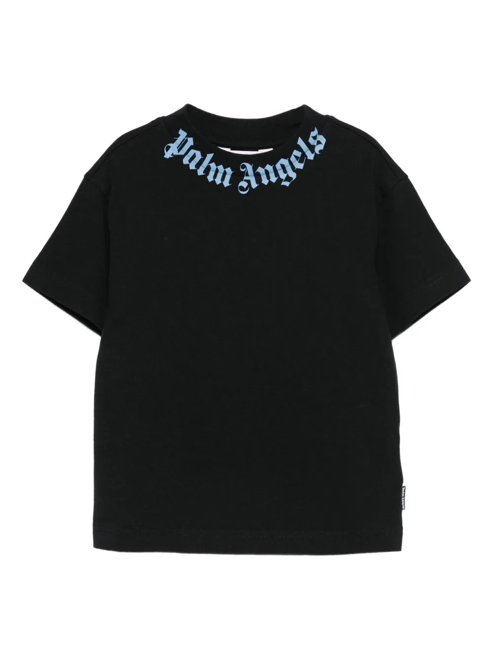 Palm Angels Kids logo-detail cotton T-shirt | 12 - Image 1