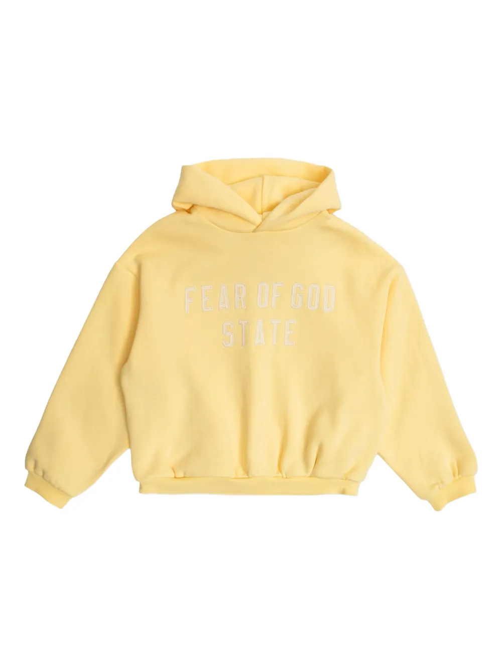 FEAR OF GOD ESSENTIALS KIDS embroidered-logo hoodie | 2/3 - Image 1