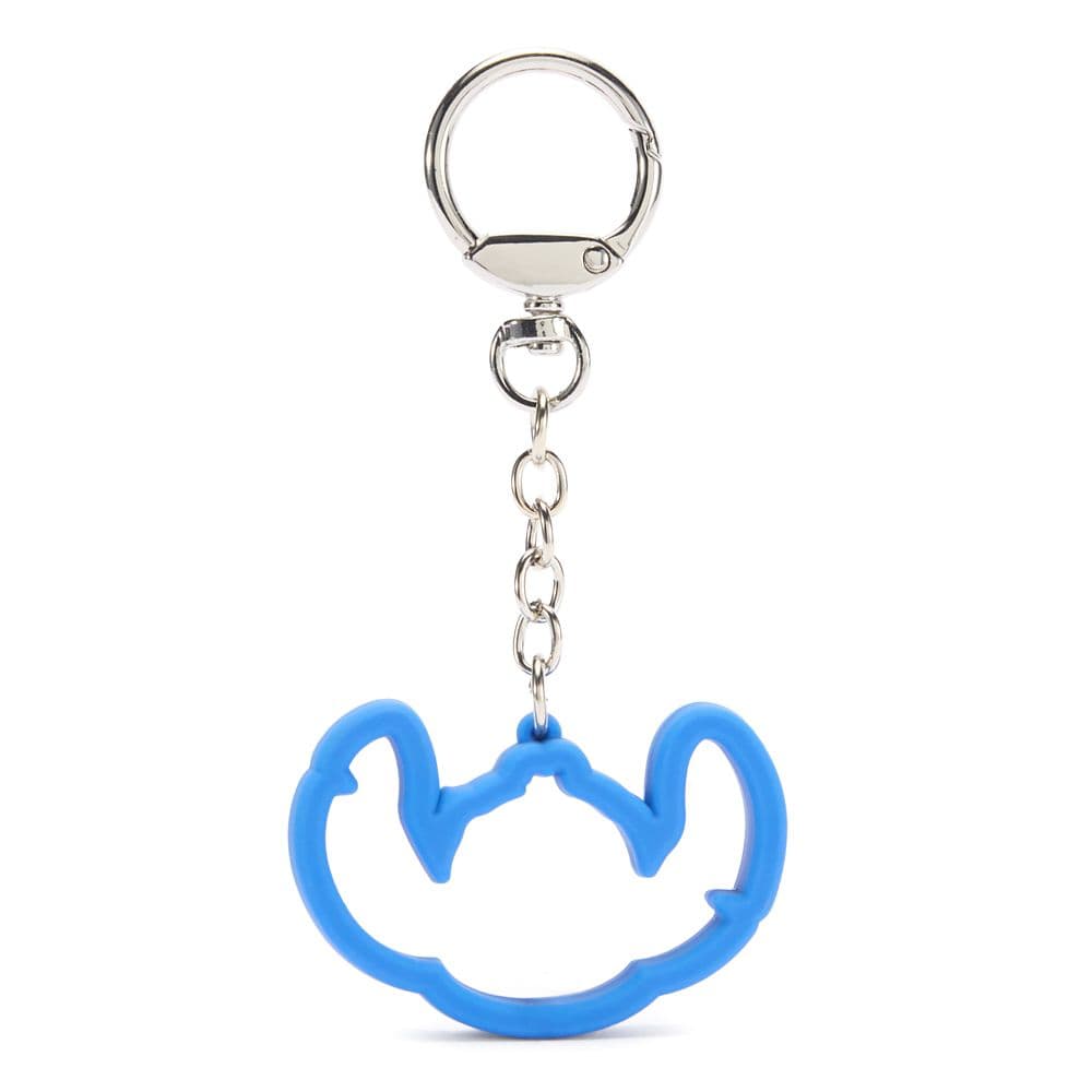 Stitch Icon Silicone Keychain Bag Charm – Lilo & Stitch | Disney Store - Image 1