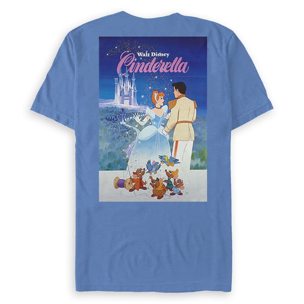 Cinderella Movie Poster T-Shirt for Adults | Disney Store - Image 1
