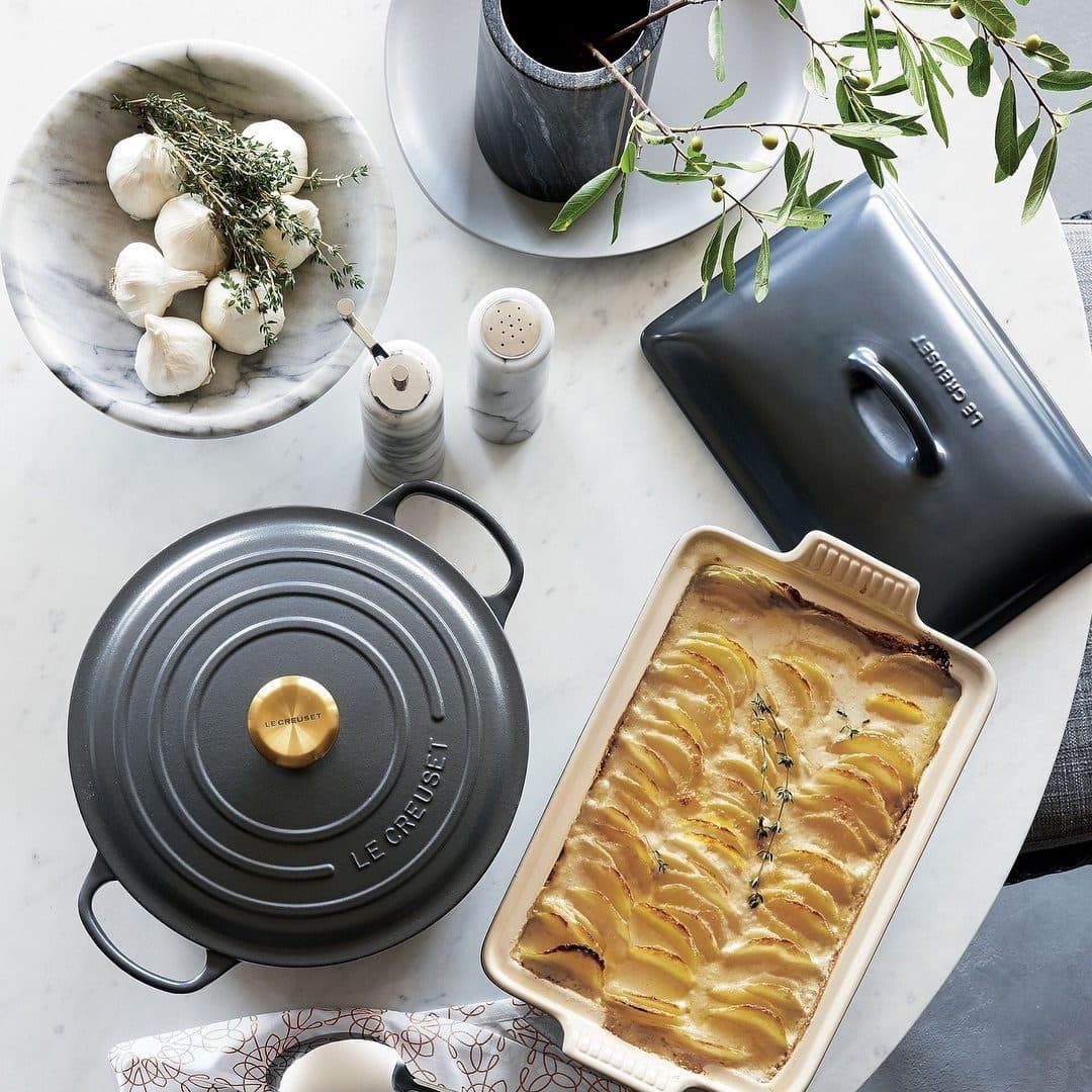 Le Creuset ® Signature 5-Qt. Cream Enameled Cast Iron Braiser thumbnail 8