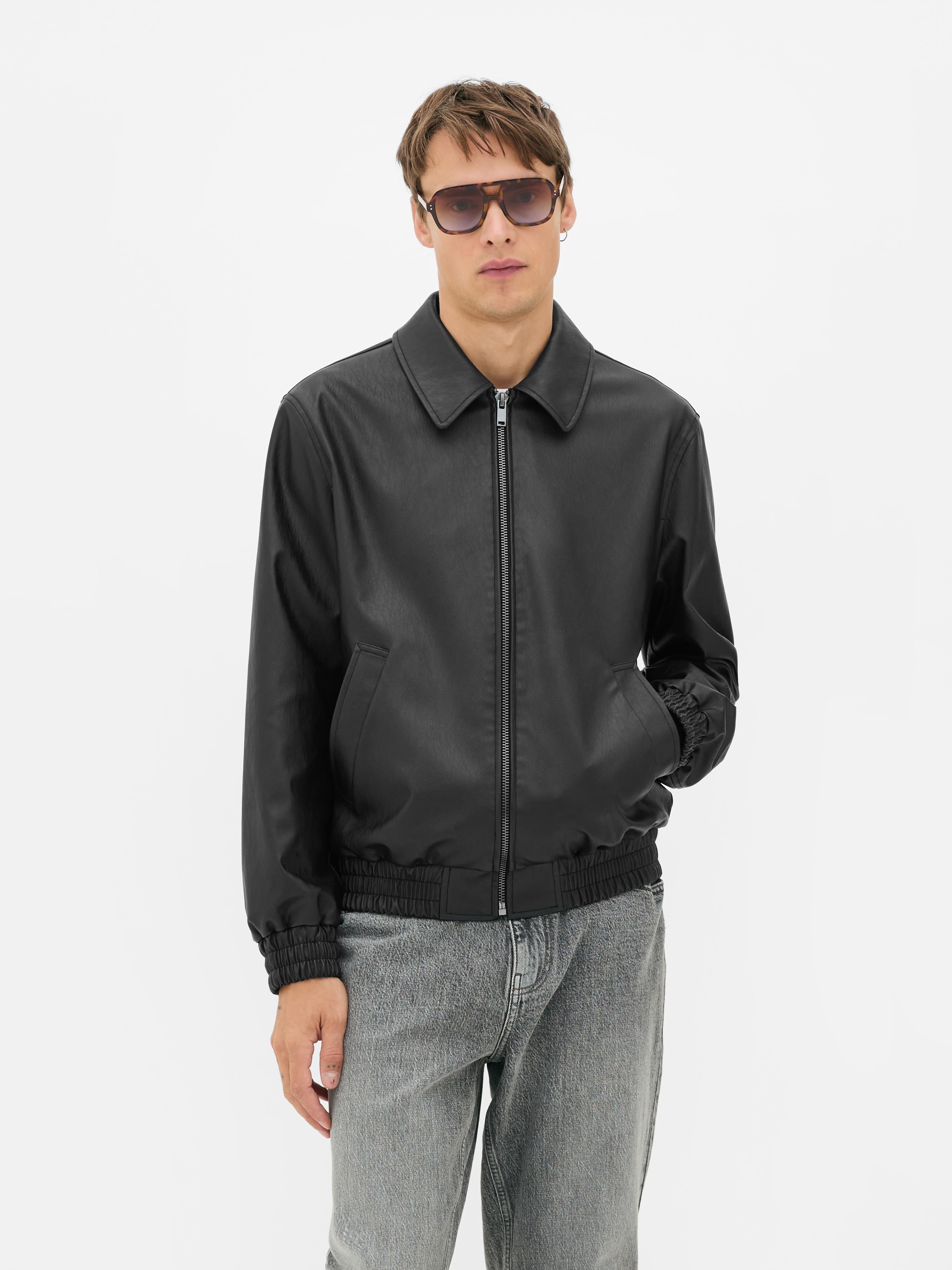 Zip-Up Biker Jacket