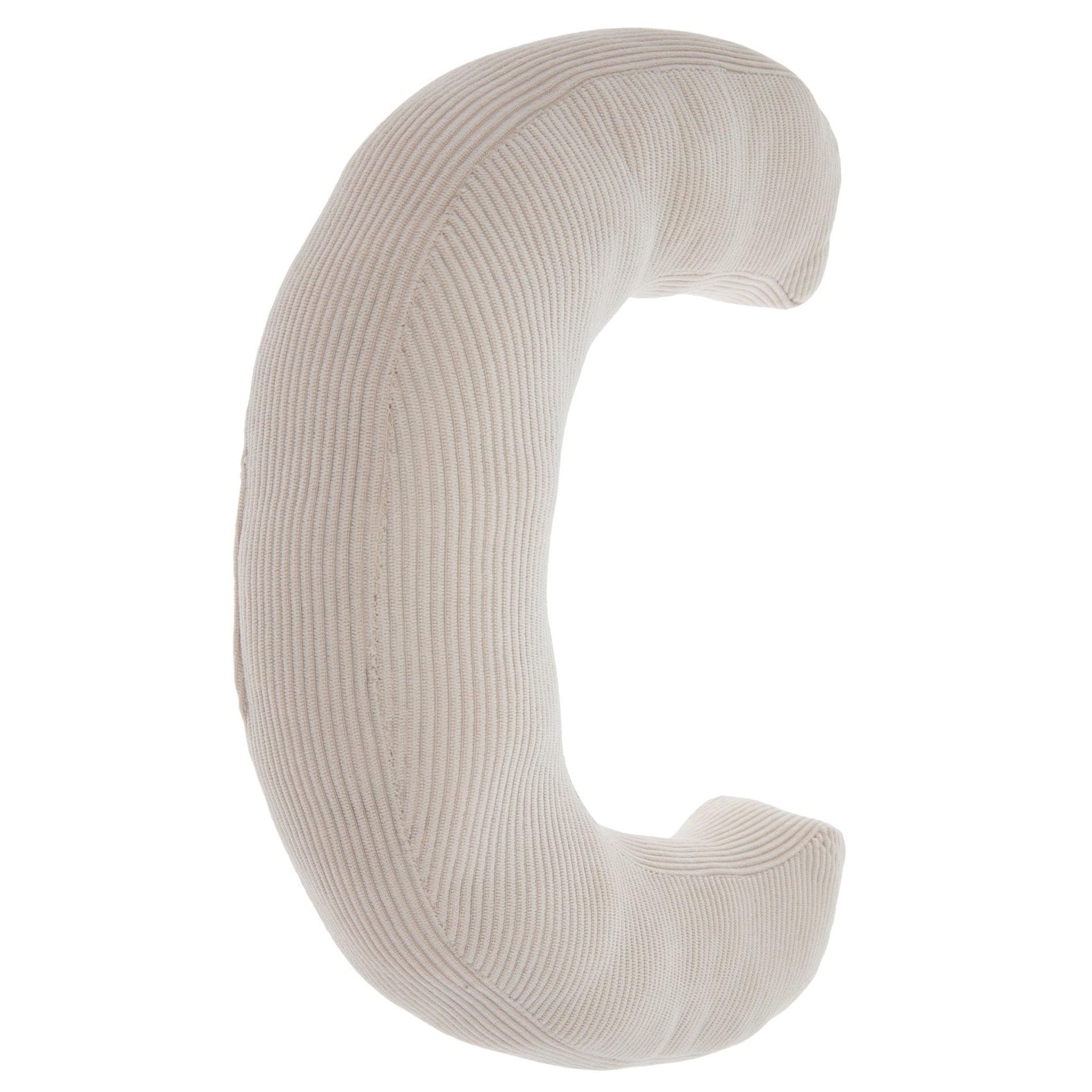 Letter Corduroy Pillow - Image 1