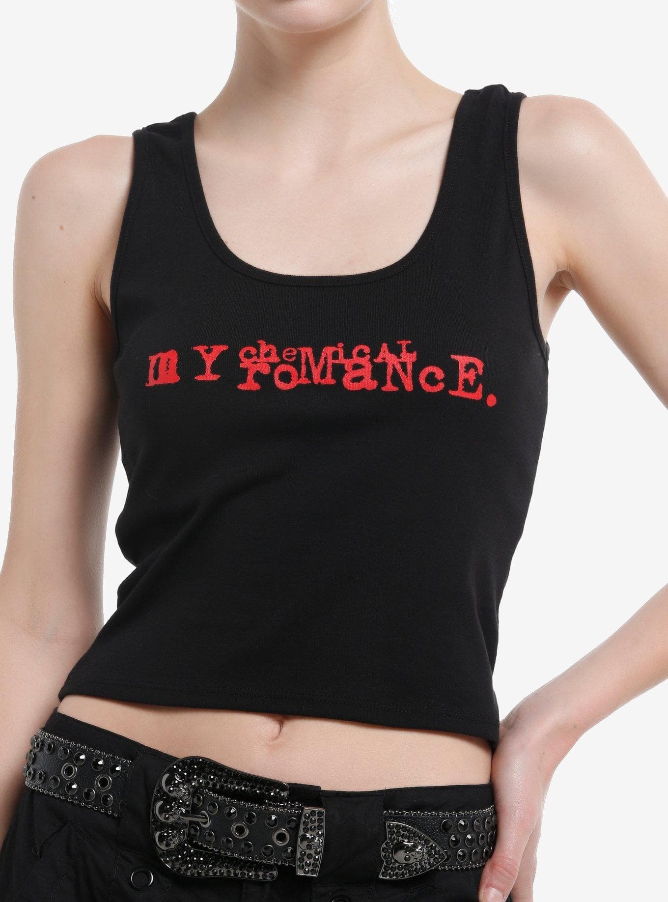 My Chemical Romance Logo Girls Tank Top