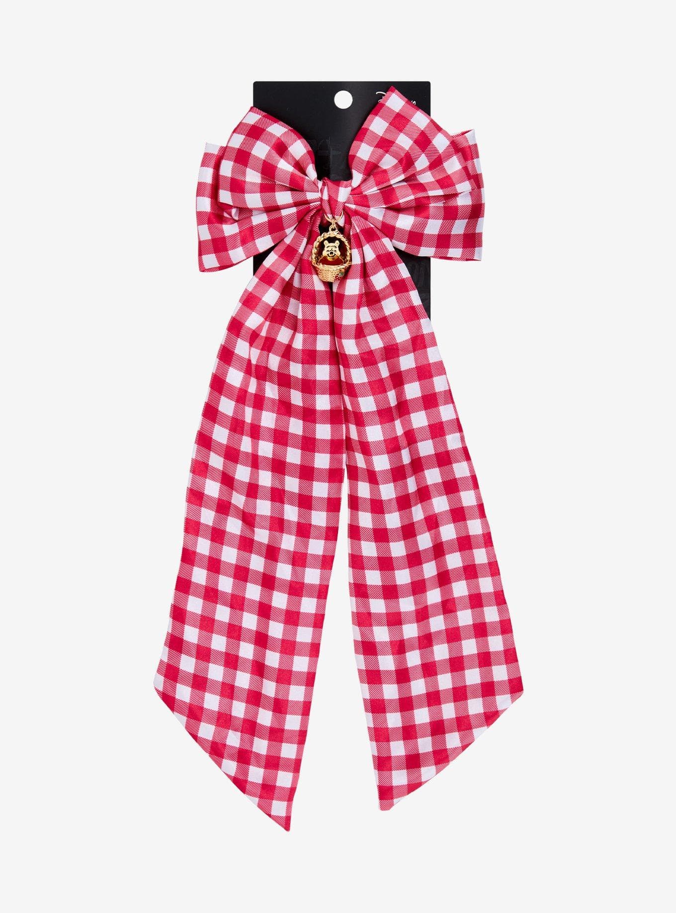 Disney Winnie the Pooh Gingham Hair Bow — BoxLunch Exclusive
