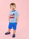 2-Piece Peppa Pig Appliqué T-Shirt & Shorts Set in Blue - Image 1
