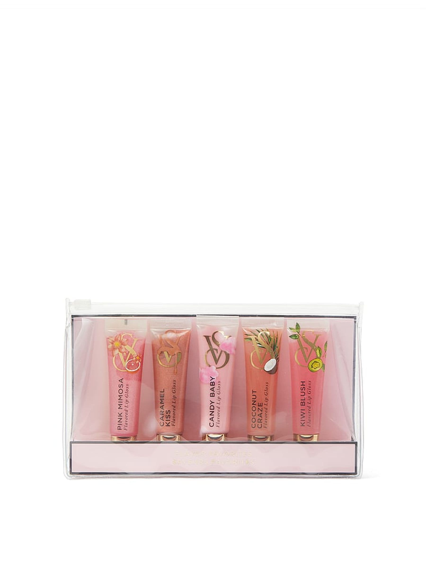Pink Assorted 5 Piece Lip Gift Set - Image 1