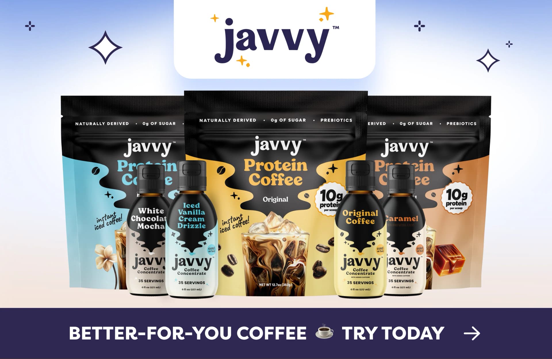 Javvy Coffee | Coffee Concentrate, Protein Coffee & More - Image 1