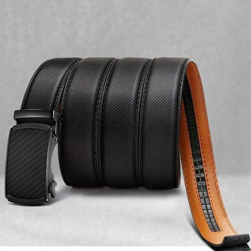 🔥Early Father's Day Sale 49% OFF - Leather Ratchet Belt With Adjustable Buckle - Image 1