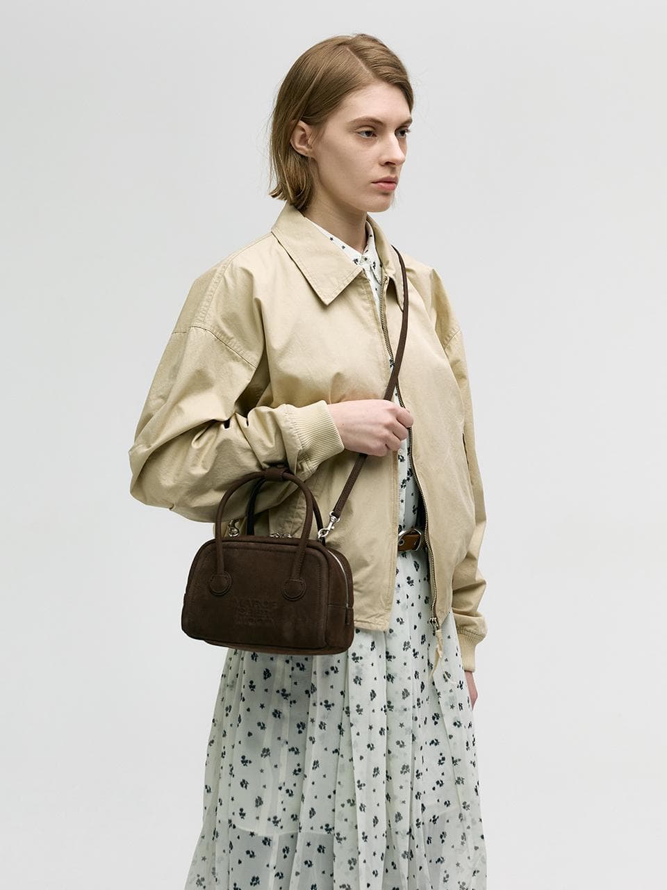 [MARGESHERWOOD] SOFT MINI hush nubuck TOTE - Image 1
