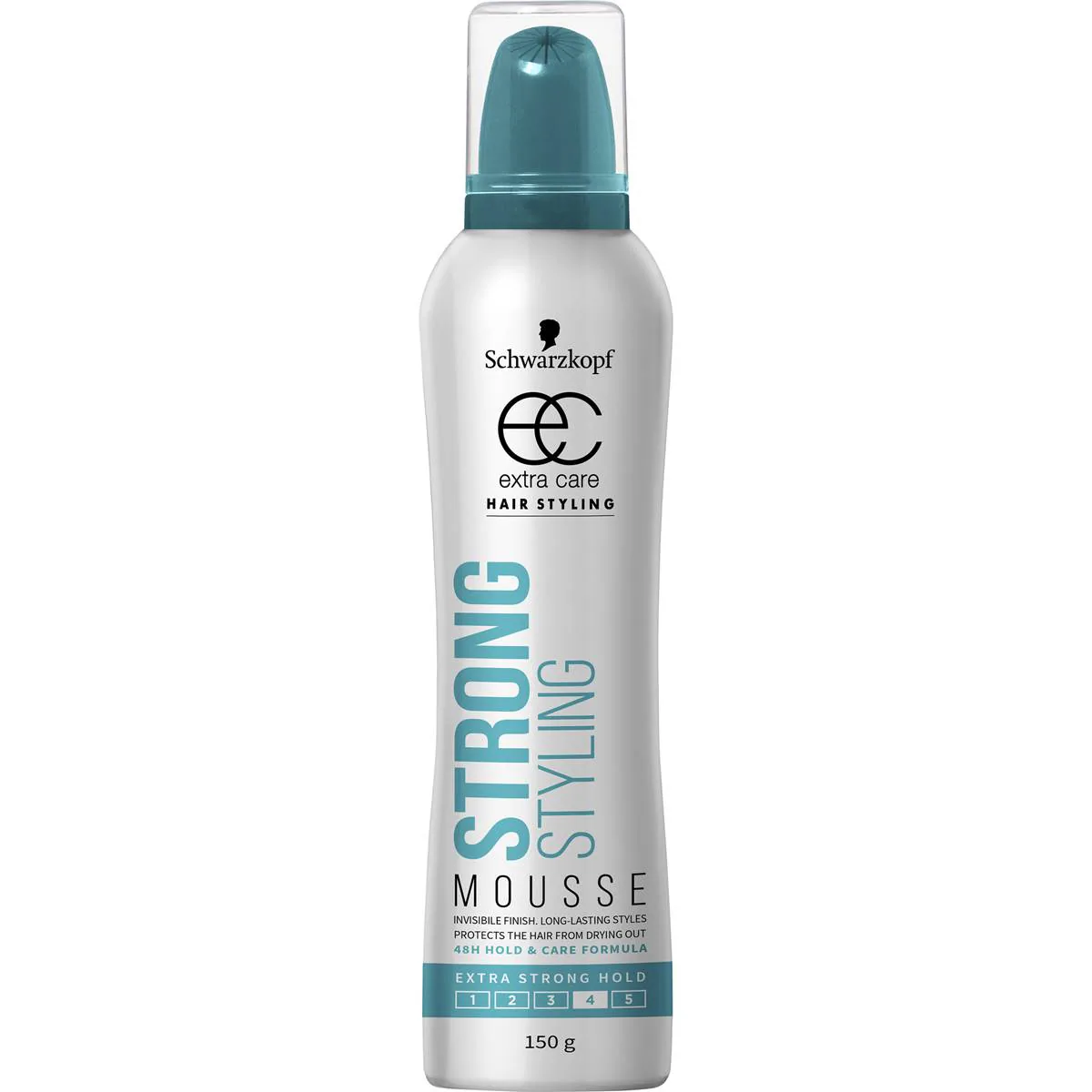Schwarzkopf Extra Care Hair Strong Styling Mousse 150g - Image 1
