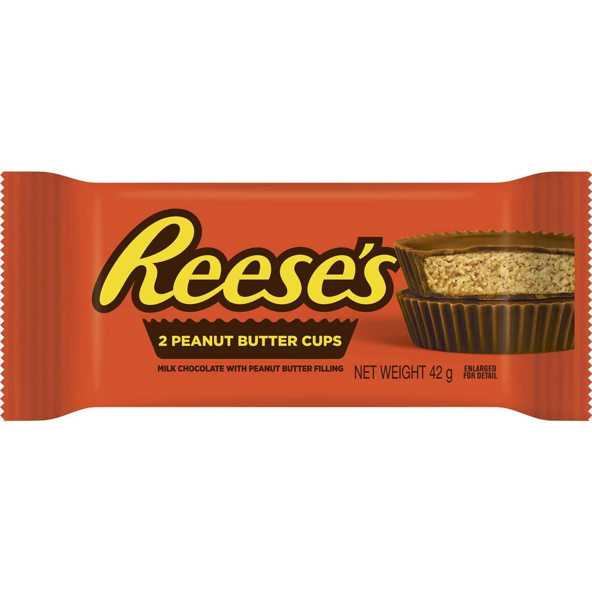 Reese's Peanut Butter Cups Milk Chocolate 42g - Image 1