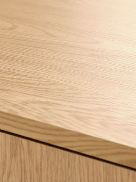 Sideboard ALSTED 3 Türen natürliche Eichenfarbe thumbnail 3