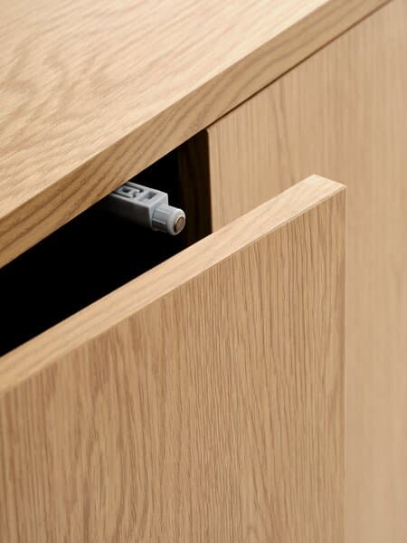 Sideboard ALSTED 3 Türen natürliche Eichenfarbe thumbnail 5