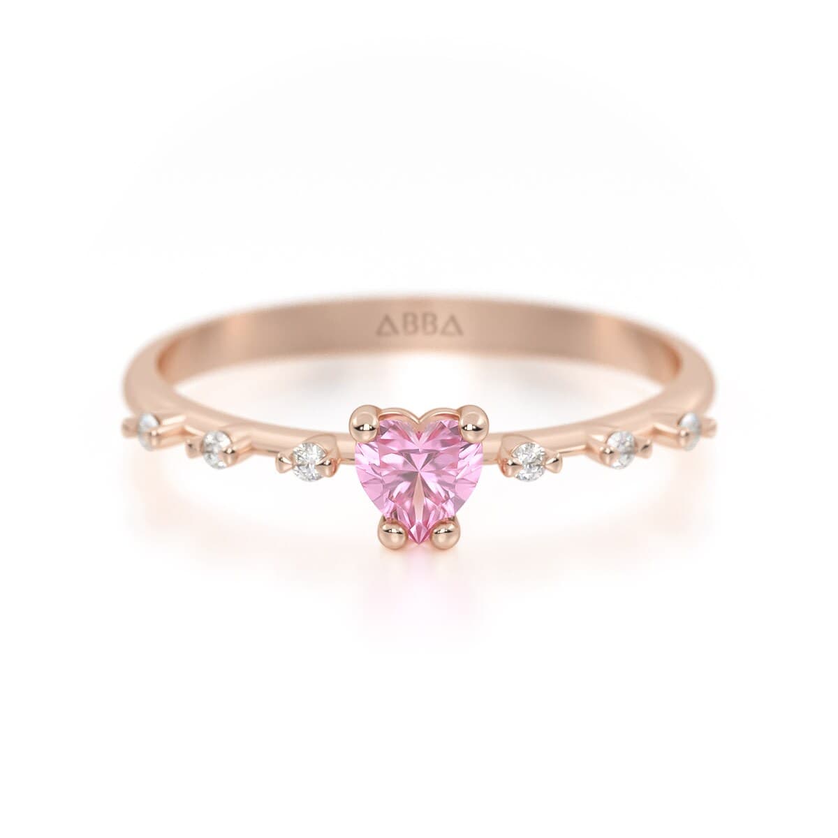 Anillo De Promesa Dalia 10k Oro Talla 9 - Image 1