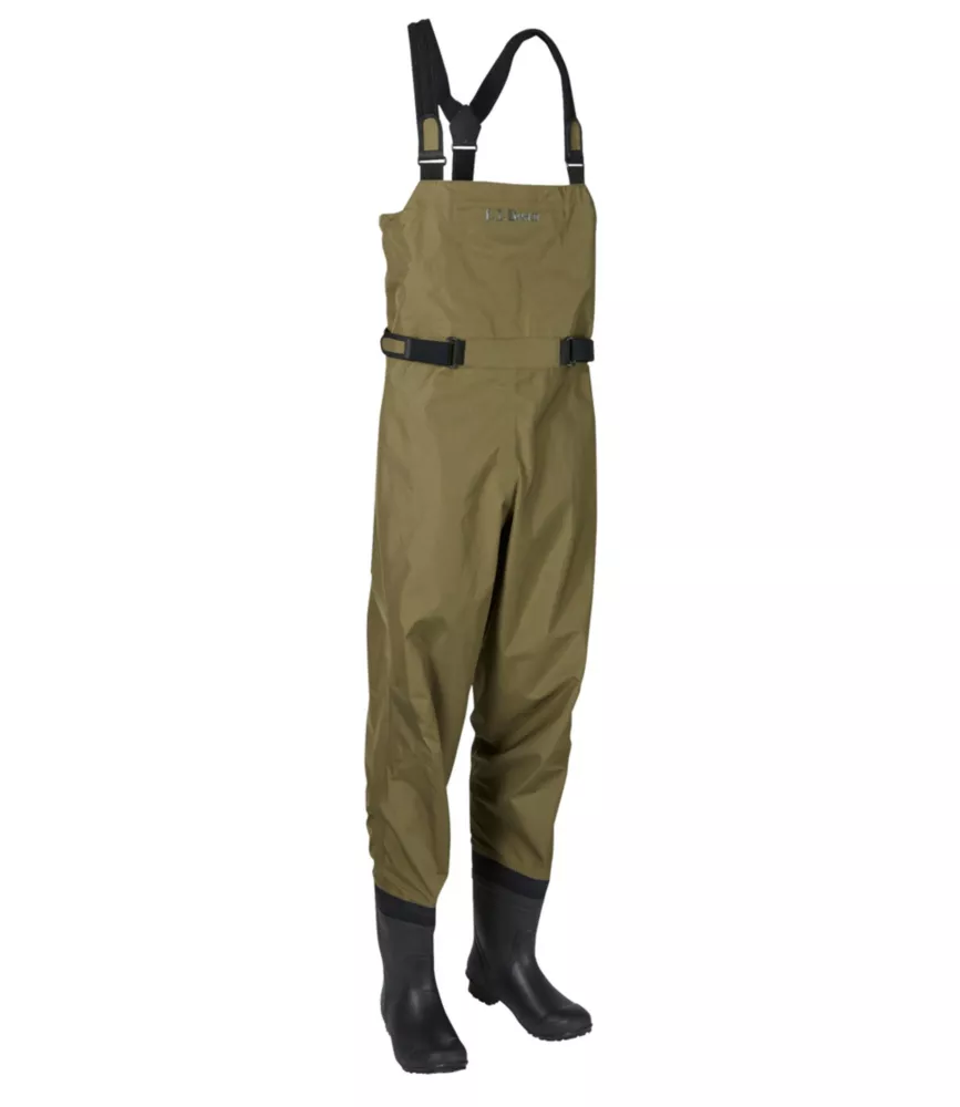 Men's Angler Super Seam TEK Boot-Foot Waders - Image 1