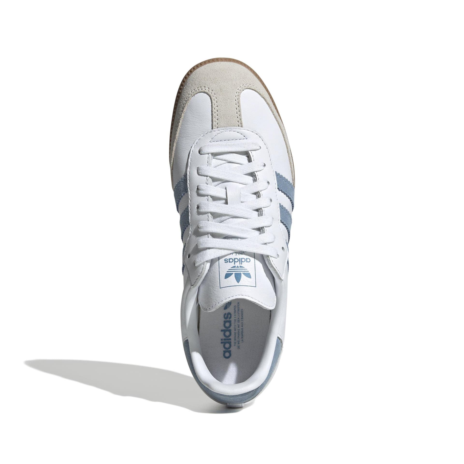adidas Originals Samba "Cloud White/Alumina/Ash Blue" Women's Shoe thumbnail 8