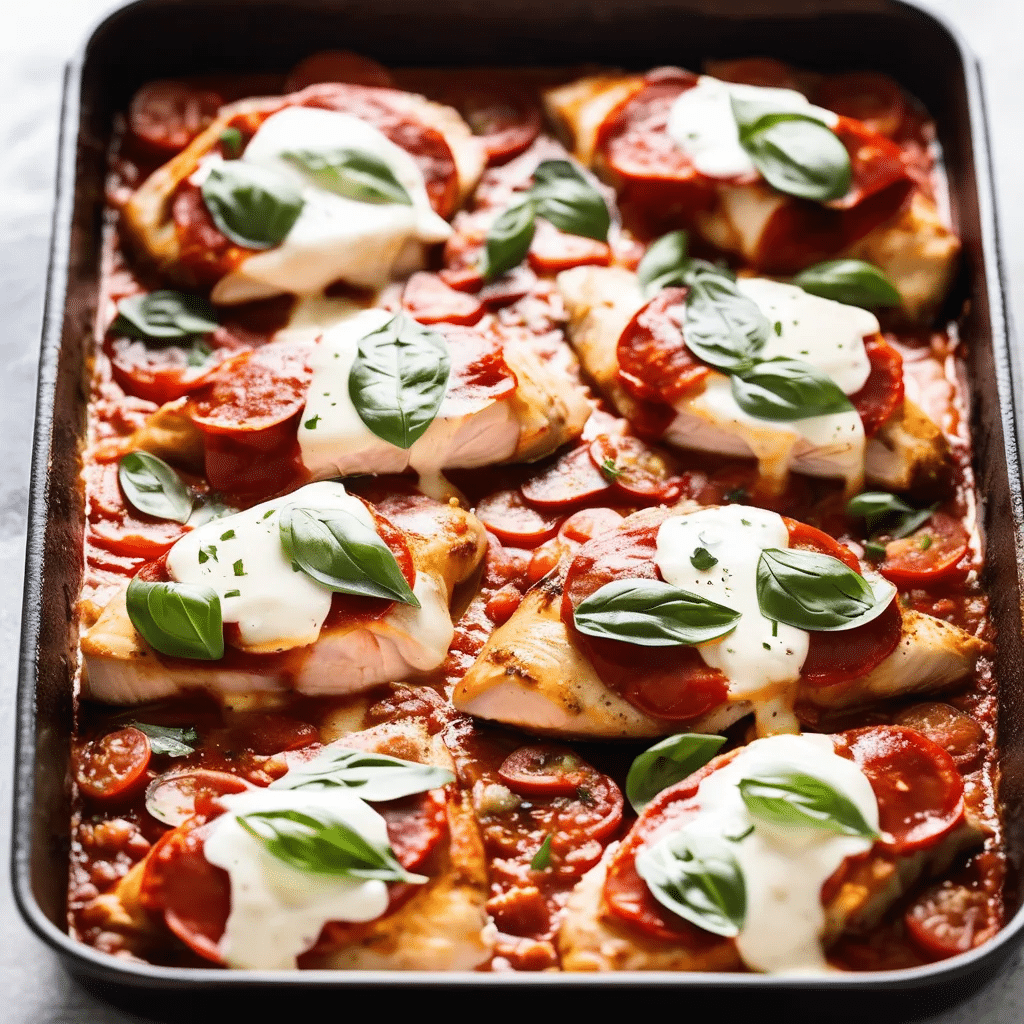 Baked Chicken Pepperoni - Cooking Curiosity