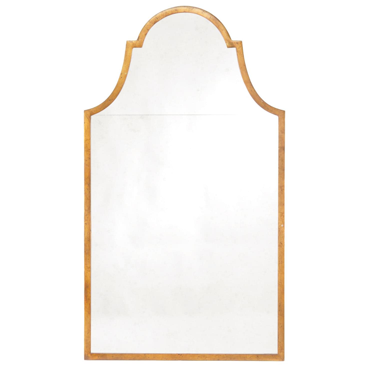 Gold Leaf Iron Wall Mirror