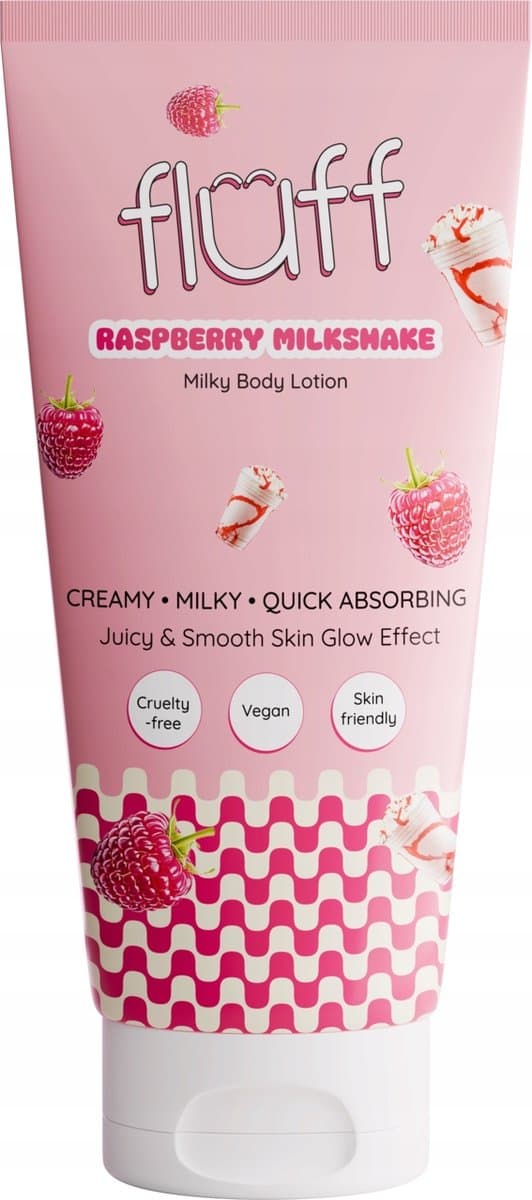 FLUFF BALSAM DO CIAŁA RASPBERRY MILKSHAKE 150 ML - Image 1