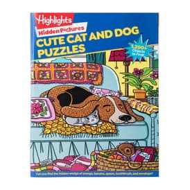 Highlights Hidden Pictures Cute Cat And Dog Puzzles Book - Image 1