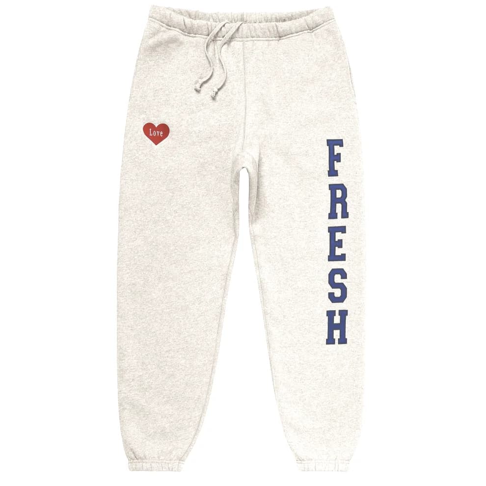 Fresh Love Varsity Sweats – Cream | Buy Now & Save Big - Image 1