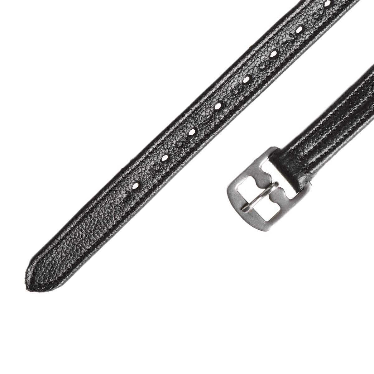 Cottage Craft Non-Stretch Stirrup Leathers 54'' Black - Image 1