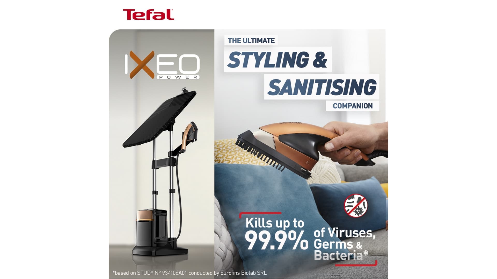 Tefal IXEO Power All in One Garment Steamer thumbnail 2