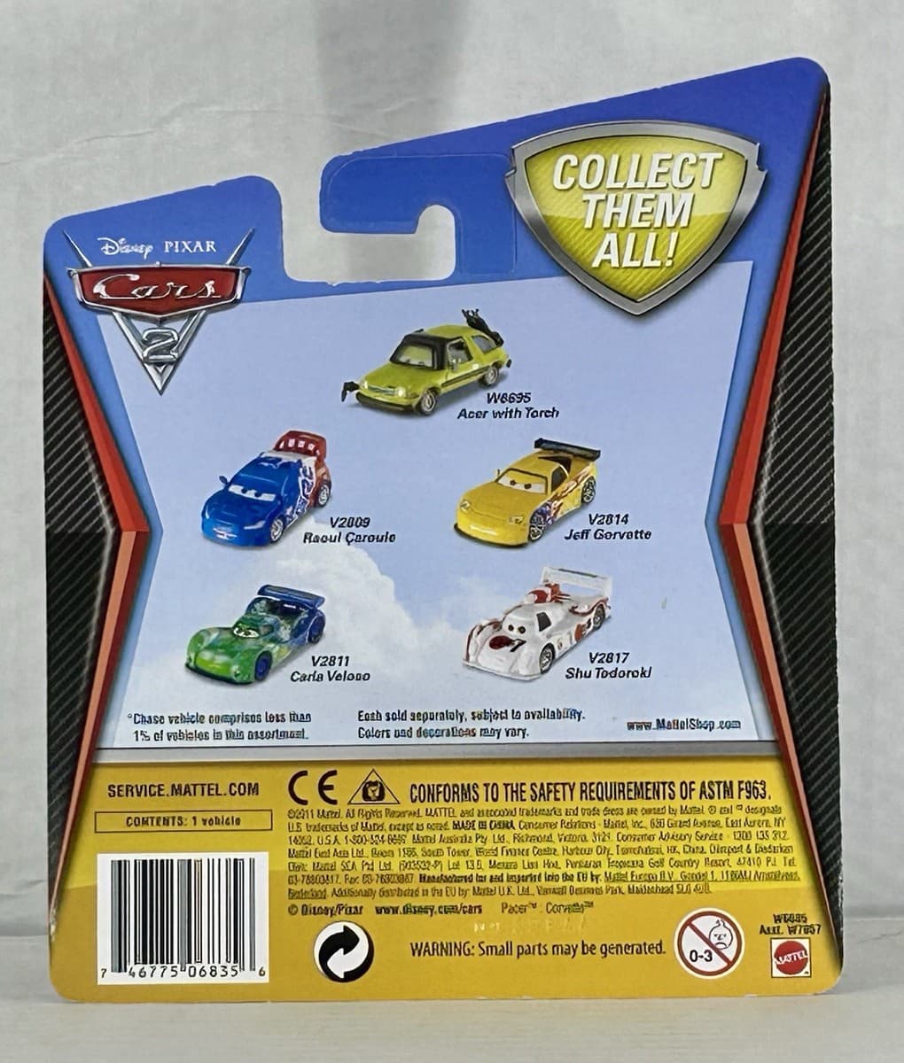 Disney PIXAR Cars 2 CELINE DEPHARE *CHASE* diecast RARE KMART  thumbnail 2