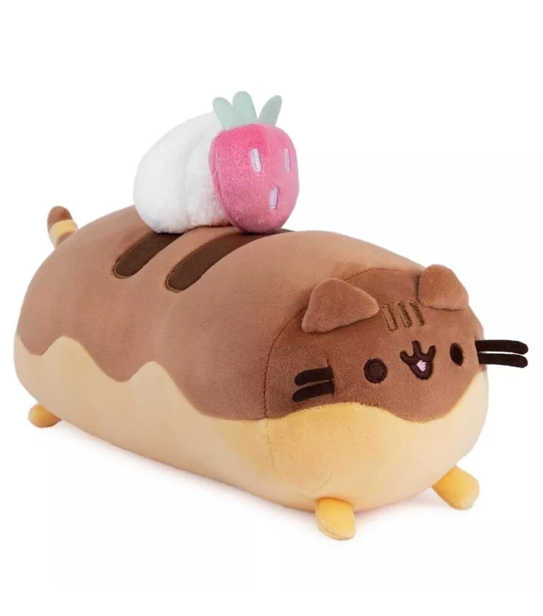 Gund NEW PUSHEEN ECLAIR SQUISHEEN Plush Snackable 11-Inch Cat Stuffed Toy thumbnail 5