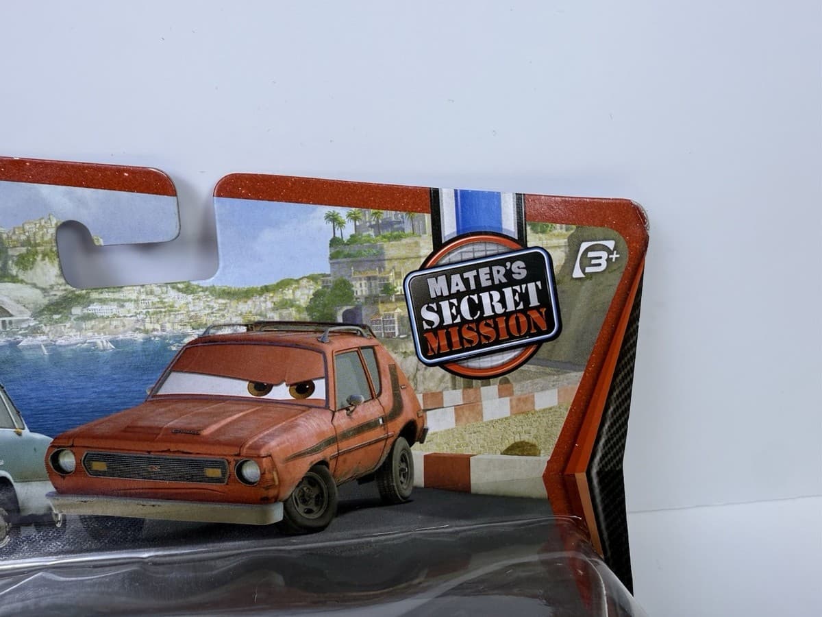 NIB Disney Pixar Cars 2 Maters Secret Mission Professor Z &amp; Tyler Gremlin Set  thumbnail 5