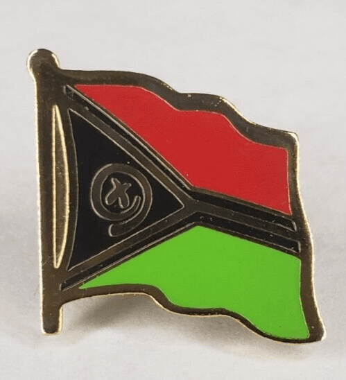 République de Vanuatu, Ripablik blong Vanuatu Flag Lapel / Hat Pin NEW - Image 1