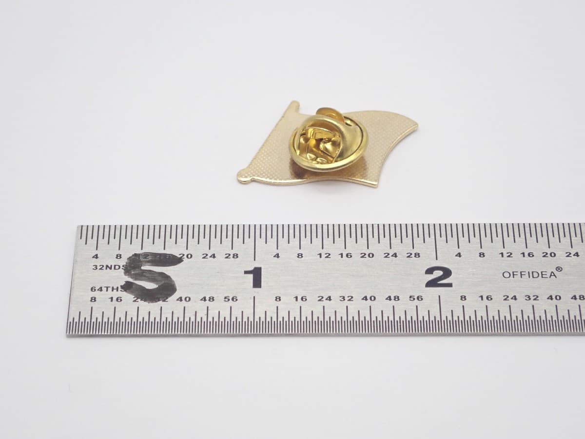 Flag of Paraguay Vintage Lapel Pin thumbnail 3