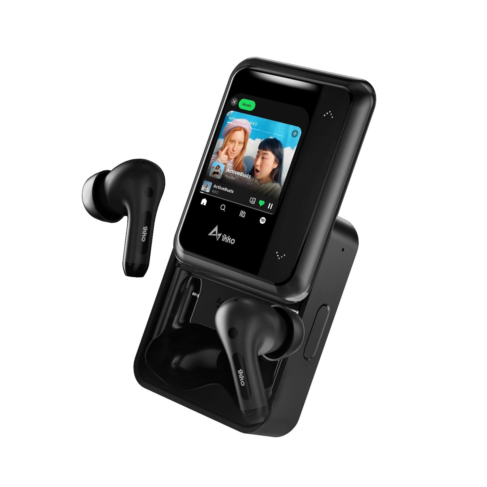 IKKO ActiveBuds AI Touchscreen smart Bluetooth Earphones Powered by ChatGPT thumbnail 4