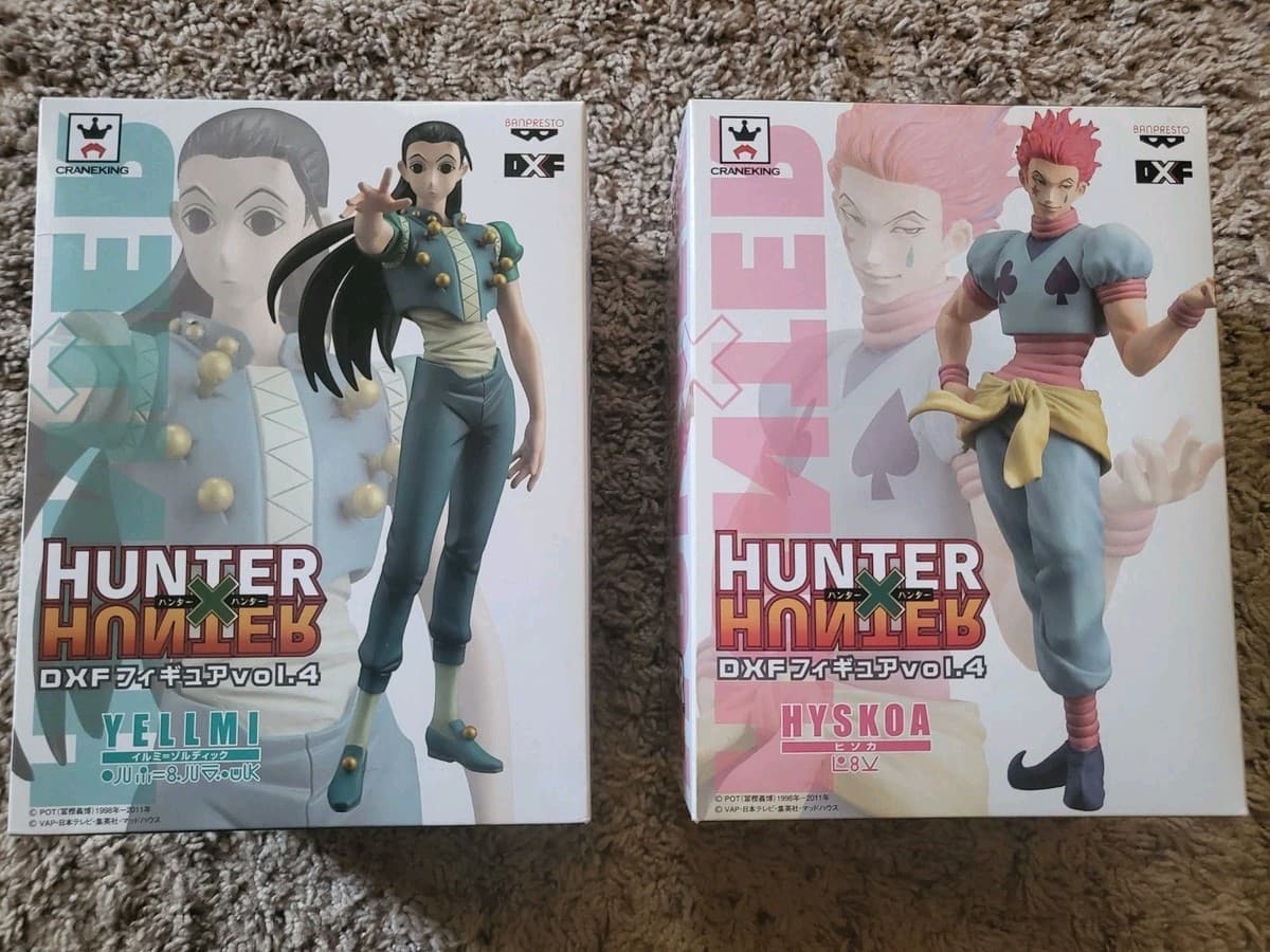 Hunter x Hunter DXF Figure Hisoka Illumi Set Rare Banpresto  - Image 1