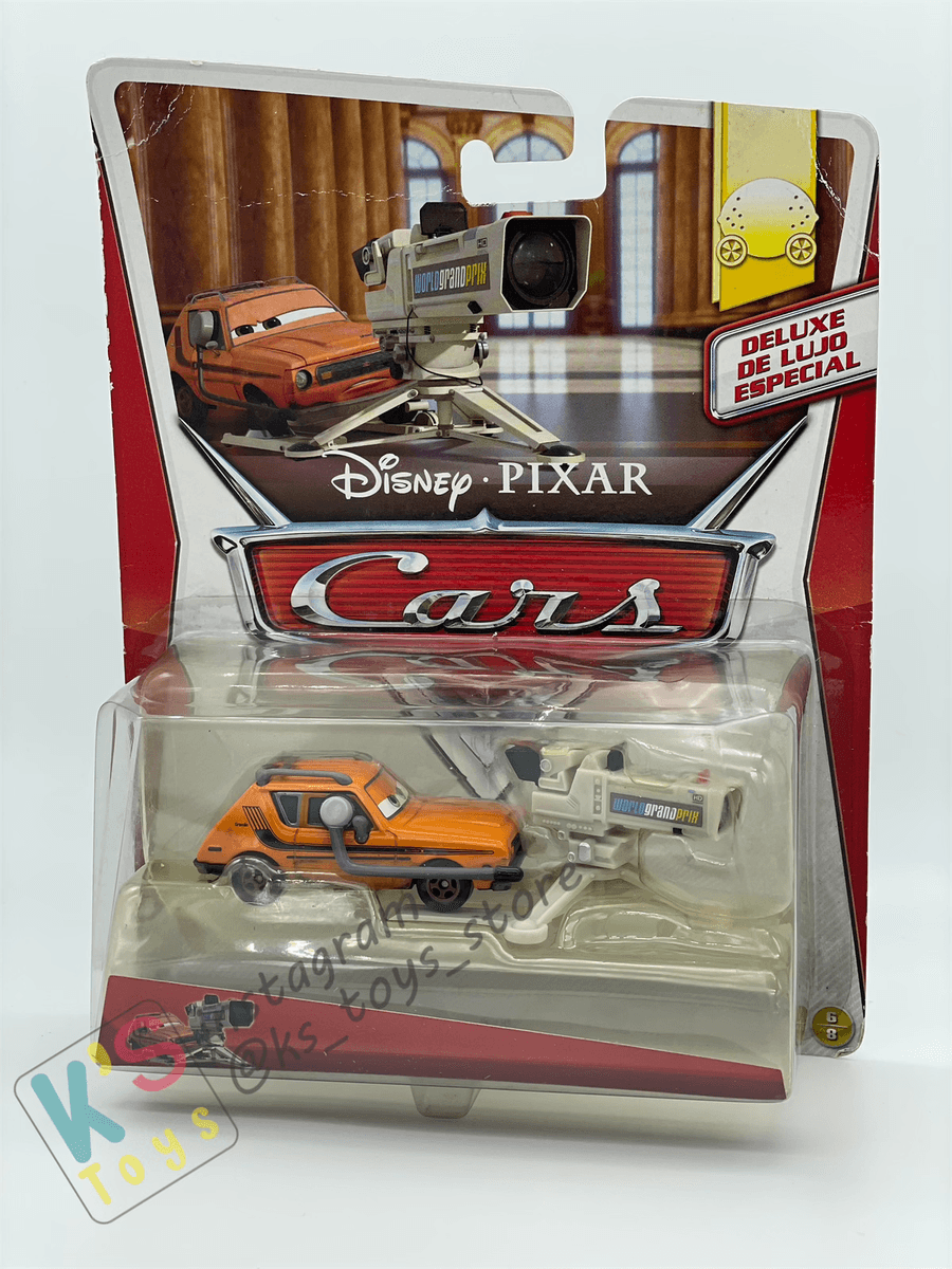 RARE DELUXE DISNEY PIXAR CARS &#034;GREM WITH CAMERA&#034; - LEMONS - BNIP