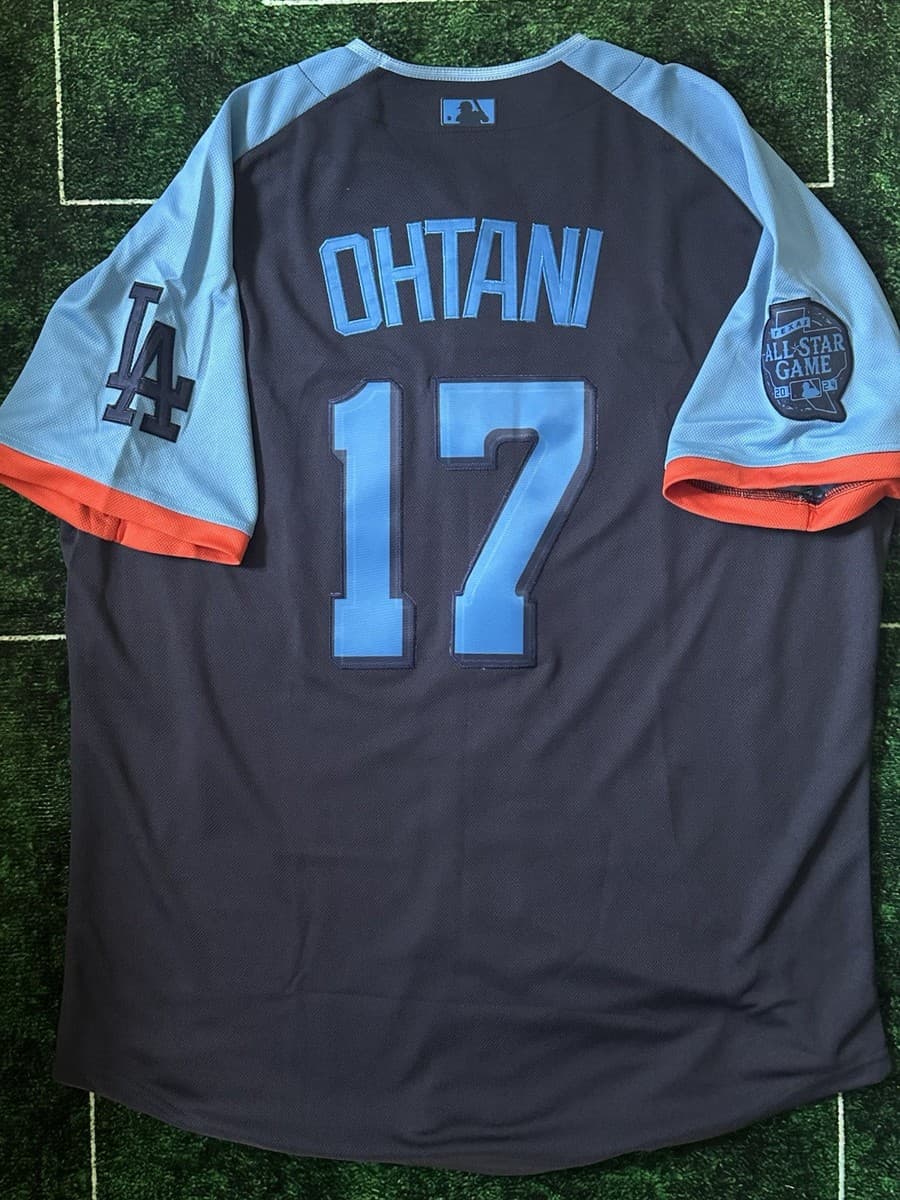 SHOHEI OHTANI Los Angeles Dodgers 2024 All Star Baseball Jersey Size XL thumbnail 2