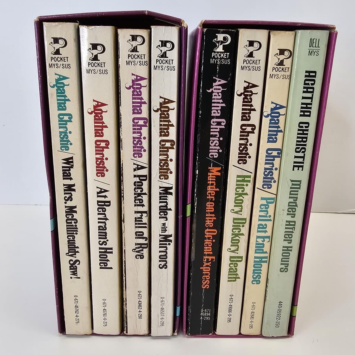Agatha Christie Best Of Miss Marple And  Poirot Book Box Sets Lot Of 8 Stories  thumbnail 3