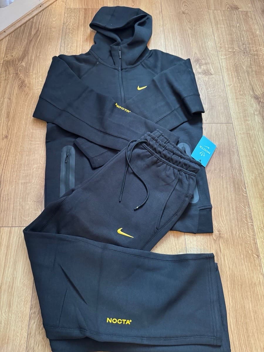Nike NOCTA Tracksuit Set Black/Yellow Men’s Size [medium Size] New With Tags - Image 1